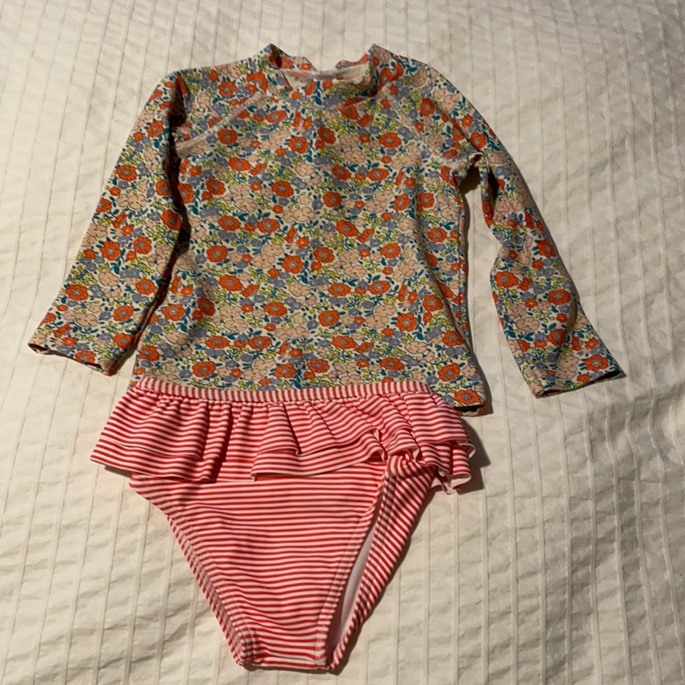 Baby Boden rash guard and bottoms